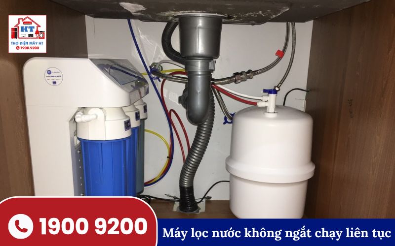 Sửa máy lọc nước không ngắt chạy liên tục tại nhà Nghệ An.
