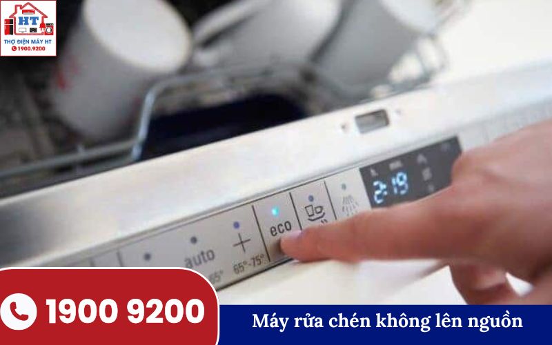 Sửa máy rửa chén không lên nguồn tại nhà Quảng Trị.