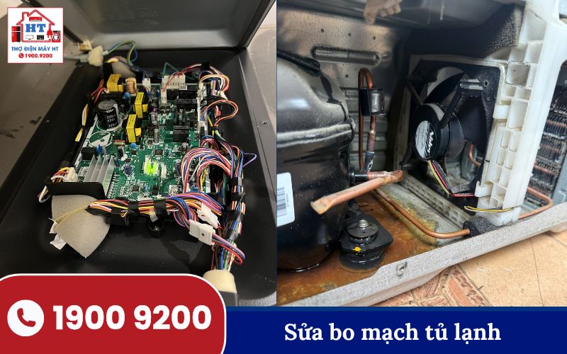 Điện Tử HT sửa các lỗi ở tủ lạnh cho khách hàng tại nhà Quảng Trị