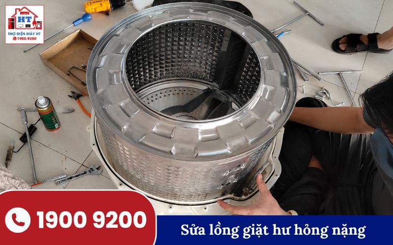 Hệ Thống Điện Tử HT sửa các lỗi hư hỏng nặng ở máy giặt tại nhà Quảng Trị.