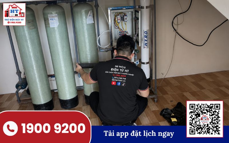 Quy trình kiểm tra máy lọc nước Quy trình kiểm tra và xác định lỗi máy lọc nước của Điện Tử HT