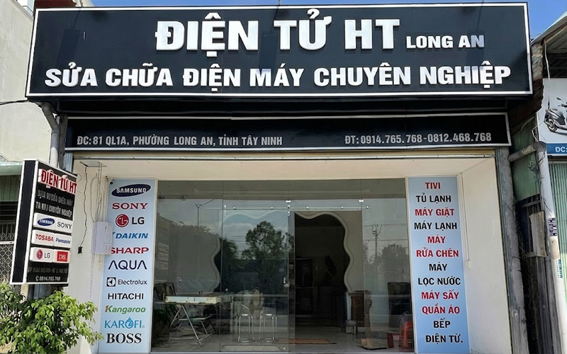 Ảnh trạm/khu vực hỗ trợ - Điện Tử HT Trạm Điện Tử HT hỗ trợ dịch vụ tại Long An