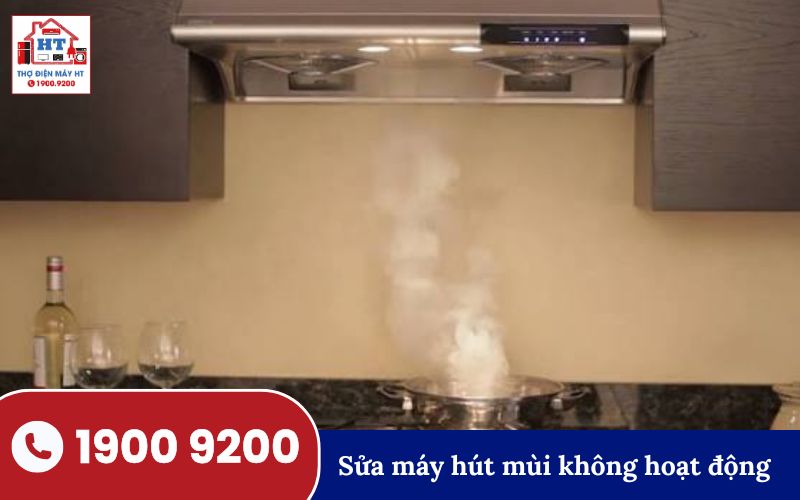 Máy hút mùi không lên nguồn Máy hút mùi không vào điện, không hoạt động tại nhà khách hàng Tân Phú