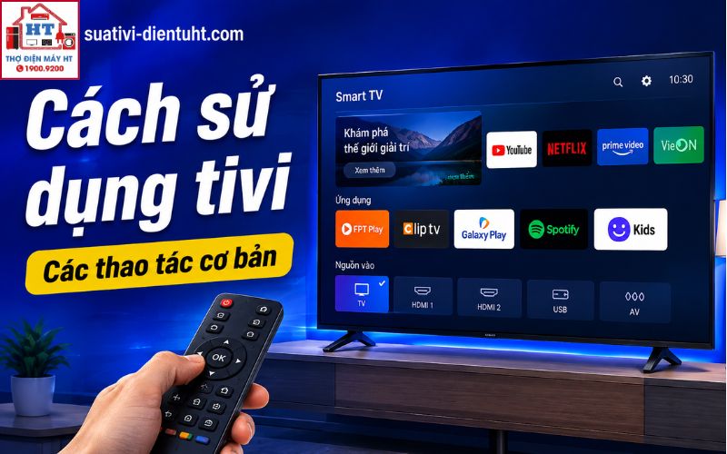 cách sử dụng tivi