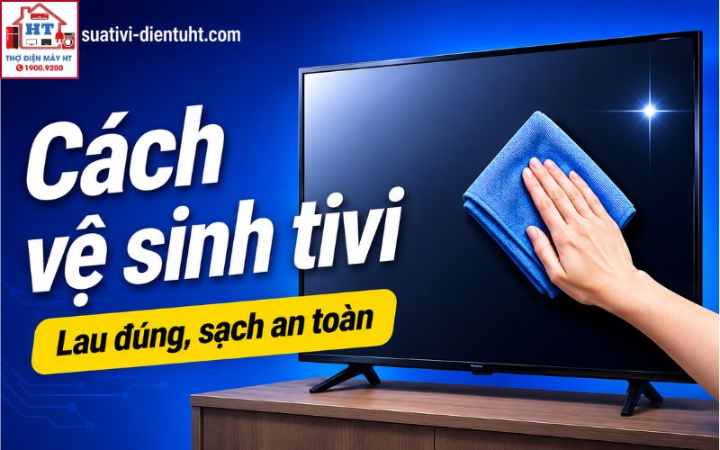 cách vệ sinh tivi