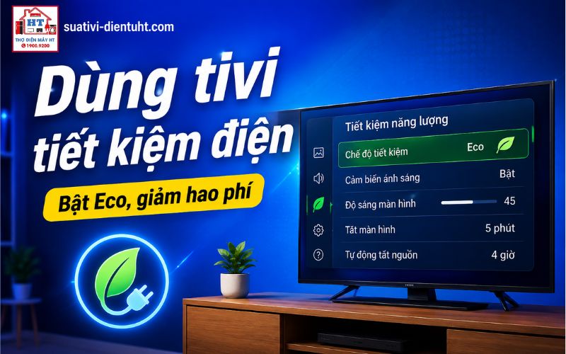 cách dùng tivi tiết kiệm