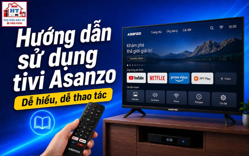 hướng dẫn sử dụng tivi Asanzo