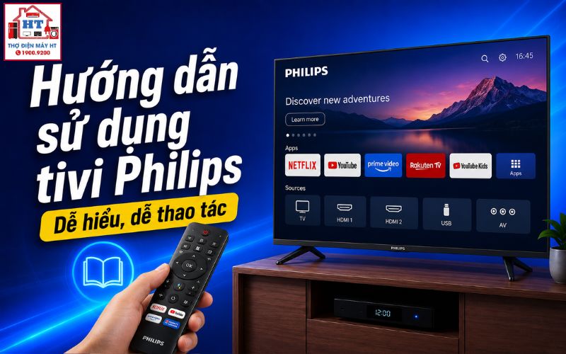 hướng dẫn sử dụng tivi Philips