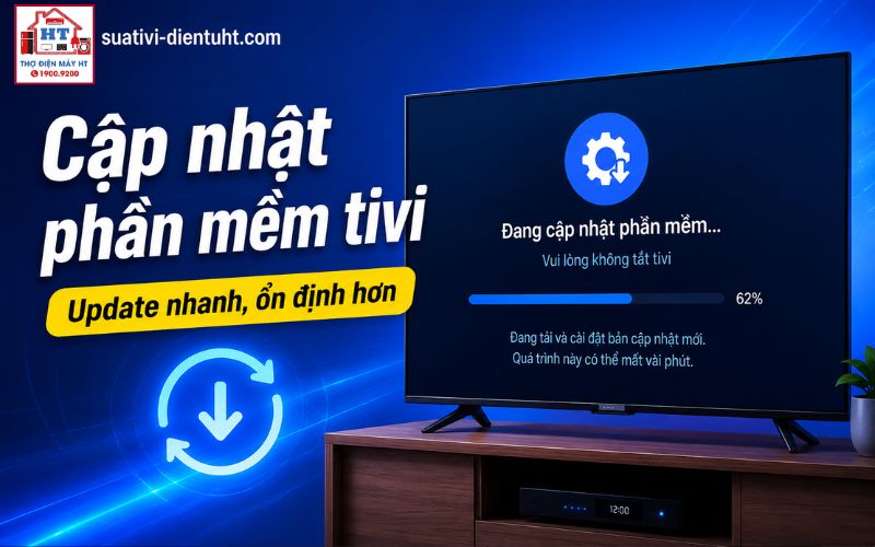 cách cập nhật phần mềm tivi