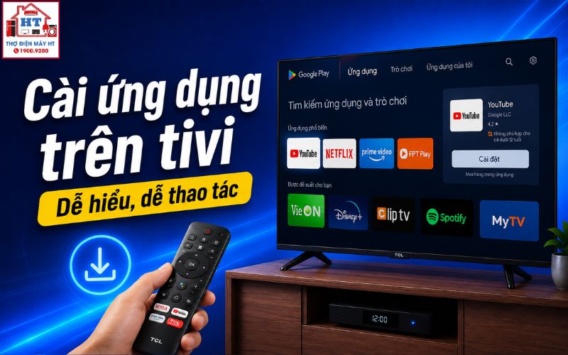 cách cài ứng dụng trên tivi