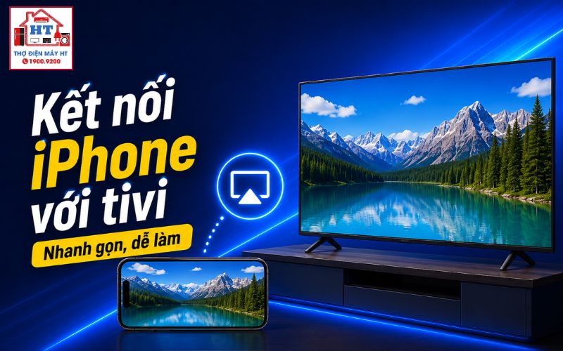 cách kết nối iPhone với tivi
