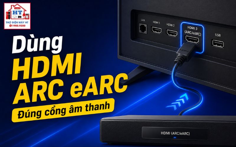 cách sử dụng HDMI ARC eARC trên tivi