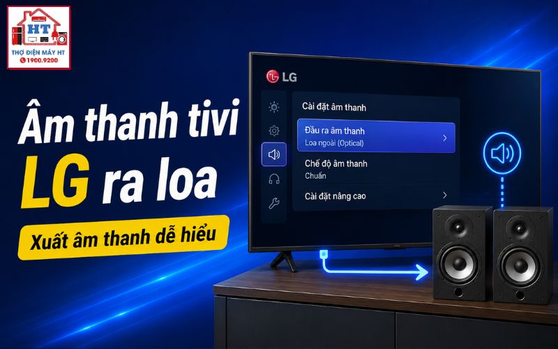 cách kết nối âm thanh từ tivi LG ra loa