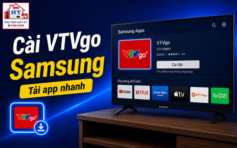 cách cài VTV Go trên tivi Samsung