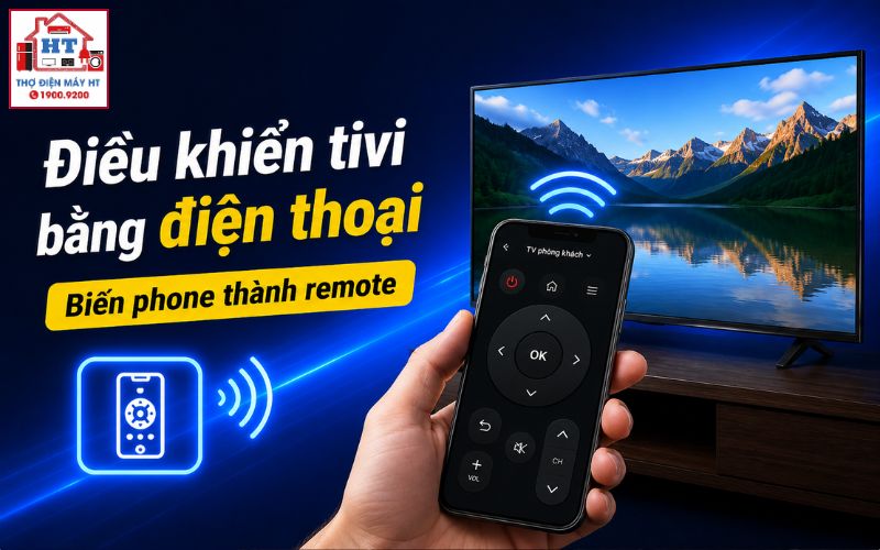 cách điều khiển tivi bằng điện thoại