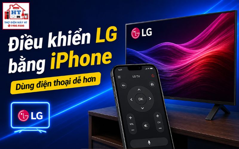cách điều khiển tivi LG bằng iPhone