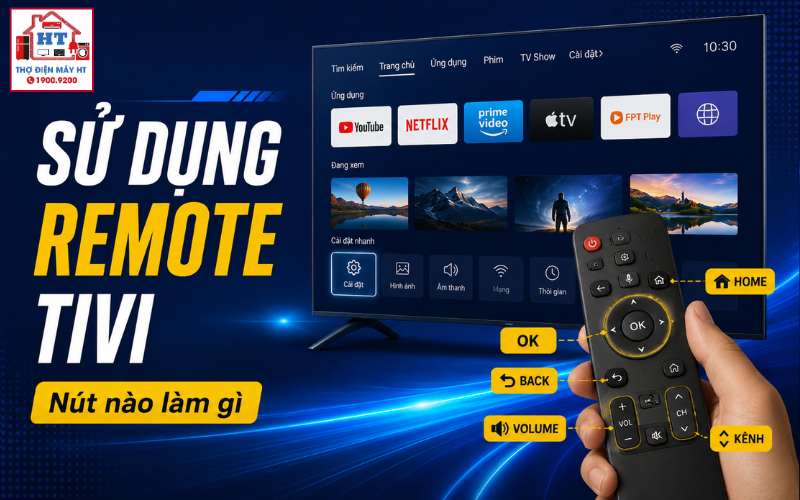 cách sử dụng remote tivi