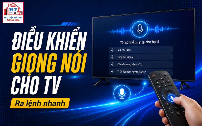 cách điều khiển tivi bằng giọng nói