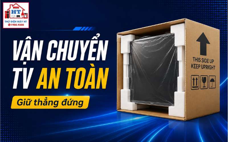 cách vận chuyển tivi an toàn