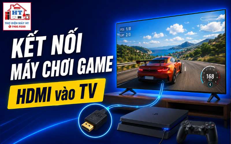 cách kết nối máy chơi game với tivi