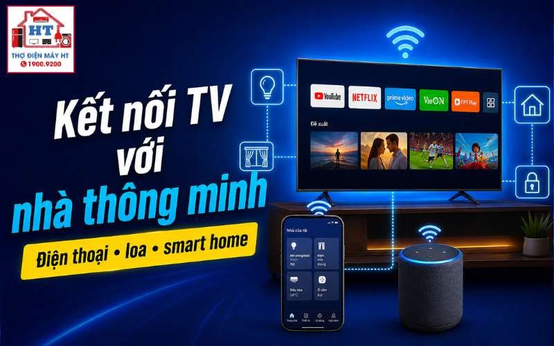 cách kết nối tivi với nhà thông minh