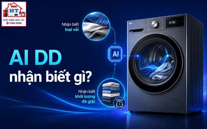 AI DD trên máy giặt LG là gì? Cách dùng bảo vệ quần áo tốt hơn