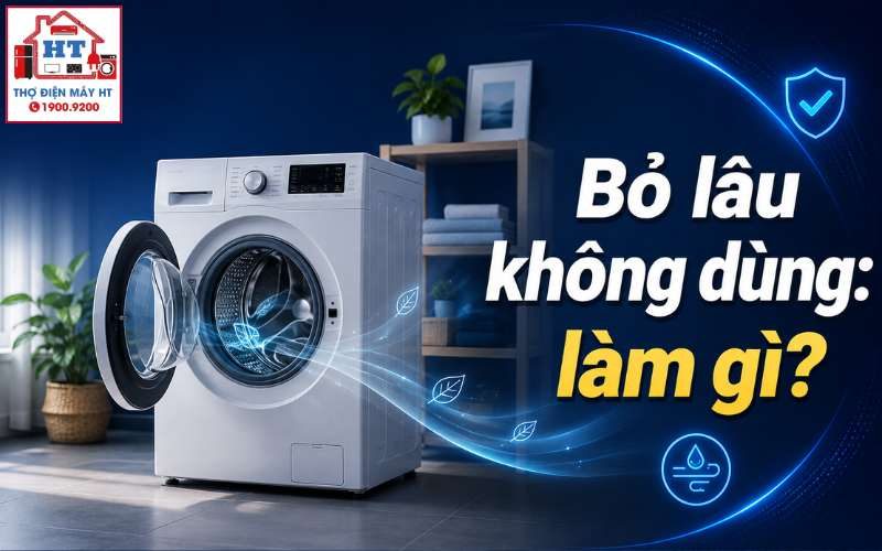Cách Bảo Quản Máy Giặt Khi Không Dùng Lâu Ngày (An Toàn, Tránh Nấm Mốc)