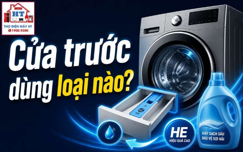 Cách Chọn và Dùng Nước Giặt, Bột Giặt Cho Máy Giặt Cửa Trước Hiệu Quả