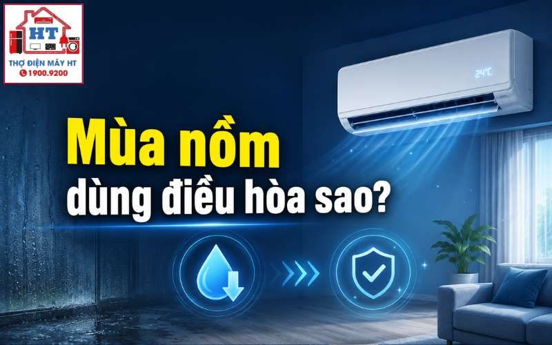 Cách Dùng Điều Hòa Mùa Nồm Ẩm Hiệu Quả, An Toàn và Tiết Kiệm