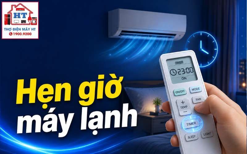 Cách hẹn giờ máy lạnh (bật/tắt) an toàn, tiết kiệm điện cho gia đình
