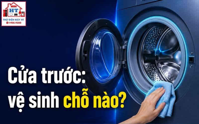 Hướng Dẫn Vệ Sinh Máy Giặt Cửa Trước Tại Nhà: 4 Bước Đơn Giản