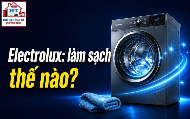 Cách Vệ Sinh Máy Giặt Electrolux Đúng Chuẩn Tại Nhà (Cập Nhật 2026)