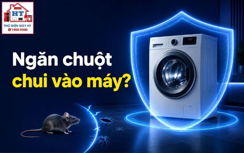 Cách Chống Chuột và Côn Trùng Cho Máy Giặt An Toàn, Hiệu Quả