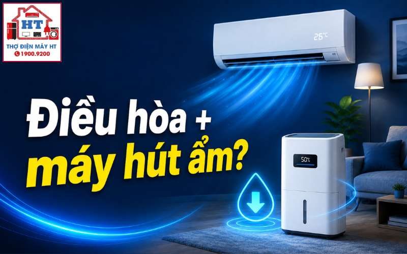 Dùng Điều Hòa Cùng Máy Hút Ẩm: Khi Nào Nên và Cách Kết Hợp Hiệu Quả