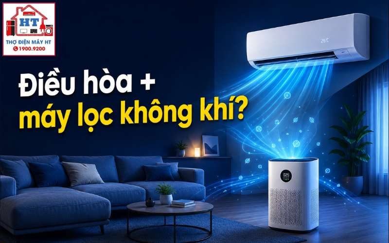Dùng Điều Hòa và Máy Lọc Không Khí Cùng Lúc: Hướng Dẫn Kết Hợp Tối Ưu