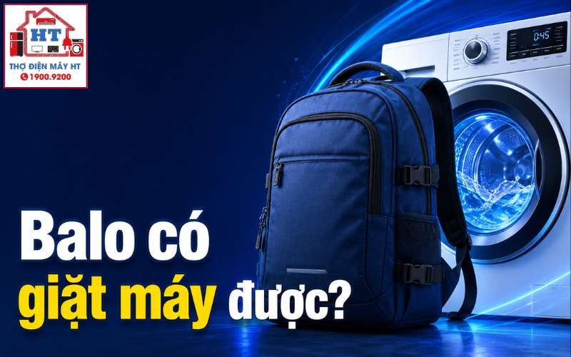 Cách giặt balo bằng máy giặt an toàn, không hỏng balo và máy