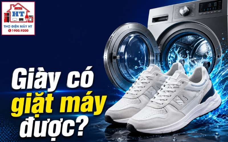 Cách giặt giày bằng máy giặt an toàn, không hỏng form và máy
