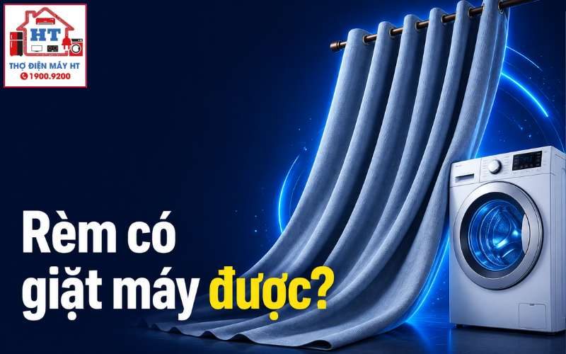 Cách giặt rèm bằng máy giặt an toàn, không làm hỏng vải