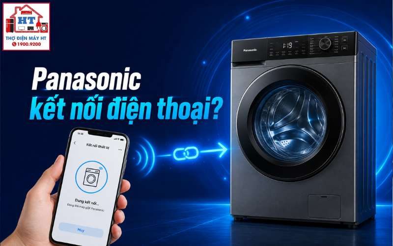Cách kết nối máy giặt Panasonic với điện thoại qua ứng dụng SmartApp+