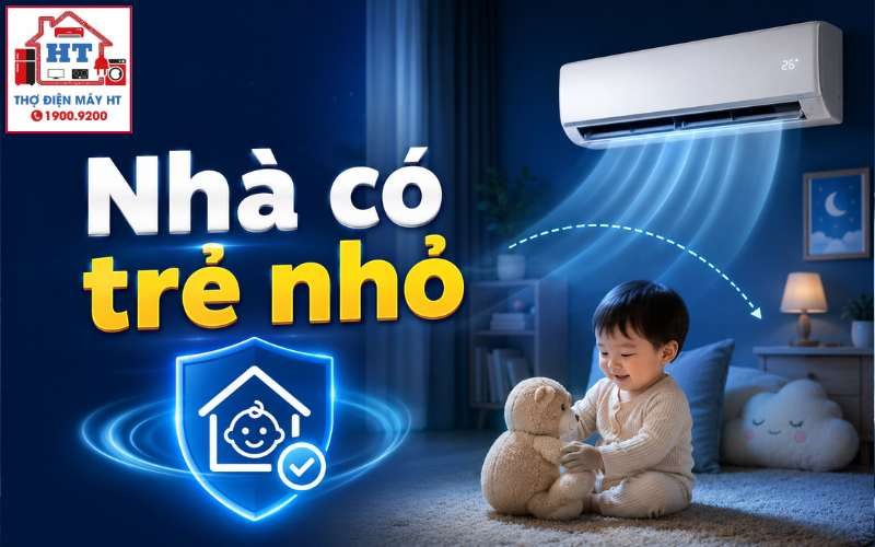 Cách Dùng Điều Hòa An Toàn Cho Trẻ Nhỏ: Hướng Dẫn Chi Tiết