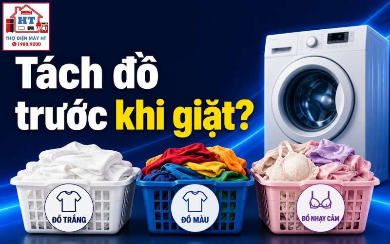 Cách Phân Loại Quần Áo Trước Khi Giặt Máy Để Bảo Vệ Vải và Màu Sắc