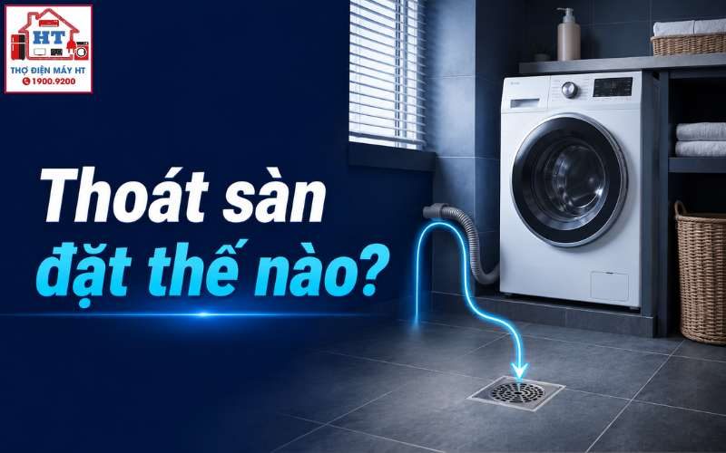 Cách Bố Trí Đường Thoát Nước Máy Giặt An Toàn: Hướng Dẫn Cho Thoát Sàn và Ống Chờ