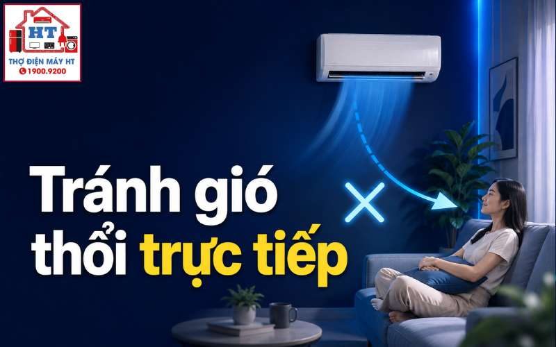 Cách Tránh Gió Máy Lạnh Thổi Trực Tiếp Để Dễ Chịu và Bảo Vệ Sức Khỏe