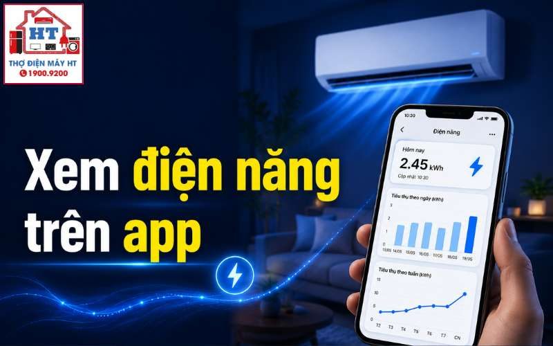 Xem điện năng máy lạnh trên app: đọc số liệu thế nào cho đúng