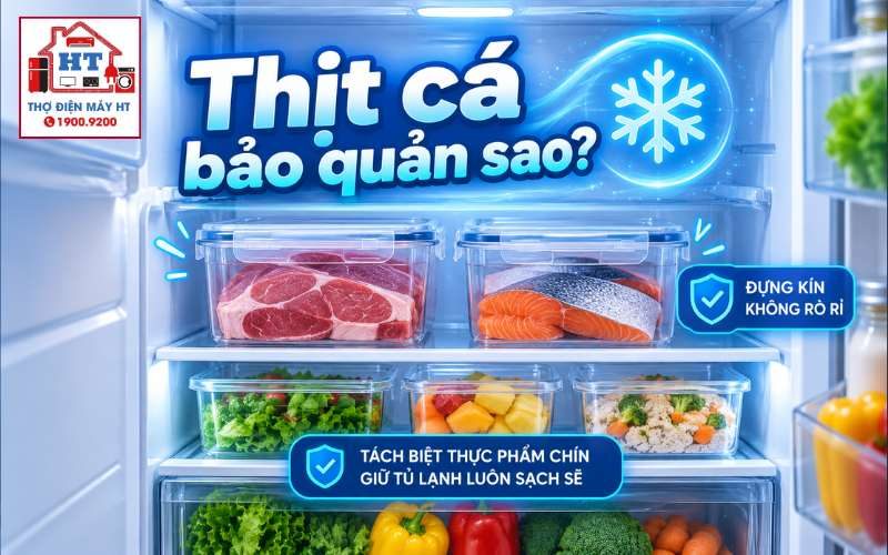Cách Bảo Quản Thịt Cá Trong Tủ Lạnh: Tươi Lâu, Không Mùi, An Toàn