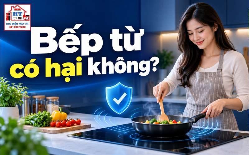 Bếp Từ Có Ảnh Hưởng Sức Khỏe Không? Sự Thật Về Bức Xạ Và Cách Dùng An Toàn