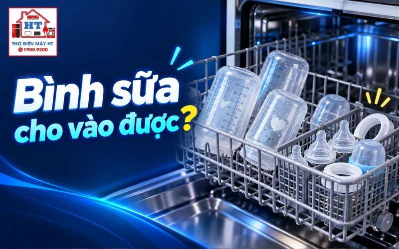 Bình Sữa Trẻ Em Có Cho Vào Máy Rửa Chén Được Không? Hướng Dẫn Rửa An Toàn