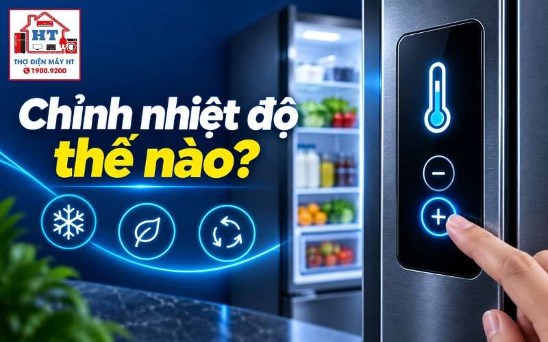 Cách Chỉnh Nhiệt Độ Tủ Lạnh Chuẩn: Ngăn Mát, Ngăn Đá Đúng Cách & Tiết Kiệm Điện