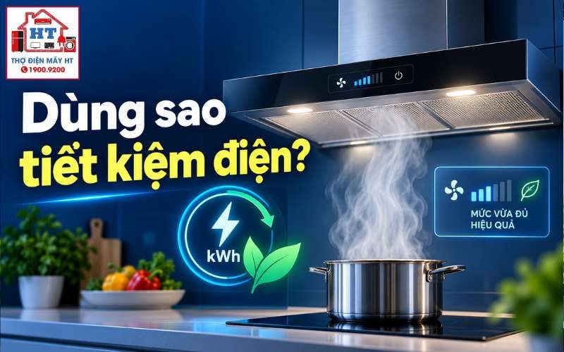 Cách Dùng Máy Hút Mùi Tiết Kiệm Điện Hiệu Quả Cho Gian Bếp Gia Đình