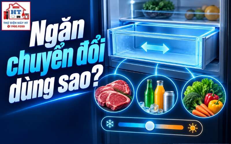 Cách Dùng Ngăn Chuyển Đổi Nhiệt Độ Tủ Lạnh Chuẩn Xác Và Tiết Kiệm Điện